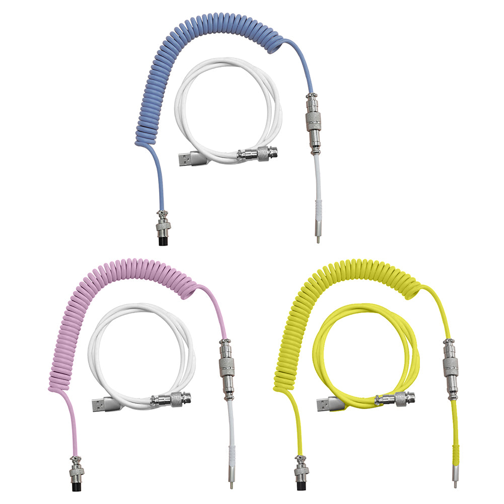 Coiled Aviator USB Cables